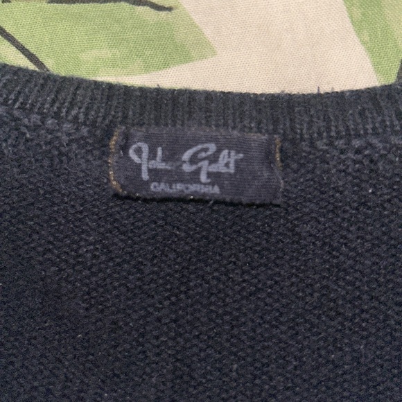 Brandy Melville navy blue Elizabeth button up sweater - Picture 2 of 4